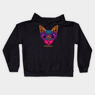 cat life is purrfect Kids Hoodie